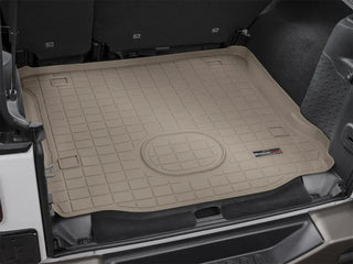 WeatherTech Cargo Liner Tan (REAR): Jeep Wrangler Unlimited JK 2015-2018