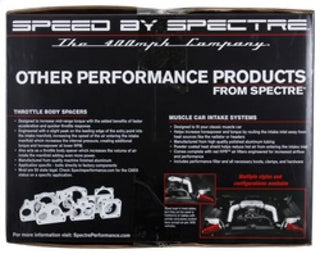 Spectre Air Intake Kit Polished Red Filter (F&R): Jeep Wrangler JL / Gladiator JT 2018-26 3.6L