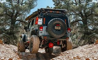 Magnaflow Overland Series Cat-Back Exhaust (REAR): Jeep Wrangler Unlimited JK 2012-2018 3.6L