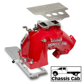 Banks Monster-Ram Intake System Red (FRONT): Fits RAM 3500/4500/5500 6.7L Cummins 2019-2026