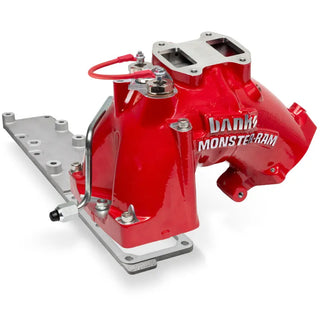 Banks Monster-Ram Intake System Red (FRONT): Fits RAM 3500/4500/5500 6.7L Cummins 2019-2026