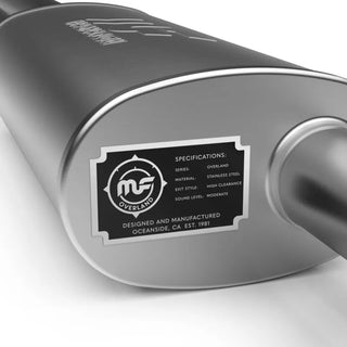Magnaflow Overland Series Cat-Back Exhaust (REAR): Jeep Wrangler Unlimited JK 2012-2018 3.6L