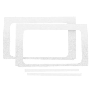 DEI Boom Mat Side Window Trim White (INTERIOR): Jeep Wrangler Unlimited JL 2018-2026