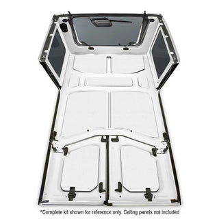 DEI Boom Mat Side Window Trim White (INTERIOR): Jeep Wrangler Unlimited JL 2018-2026