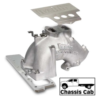 Banks Monster-Ram Intake System Raw (FRONT): Fits RAM 3500/4500/5500 6.7L Cummins 2019-2026