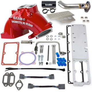 Banks Monster-Ram Intake System Red (FRONT): RAM 3500/4500/5500 2013-2018 6.7L Cummins
