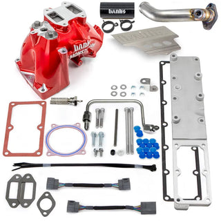 Banks Monster-Ram Intake System Red (FRONT): RAM 3500/4500/5500 2013-2018 6.7L Cummins