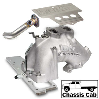 Banks Monster-Ram Intake System Raw (FRONT): RAM 3500/4500/5500 2013-2018 6.7L Cummins