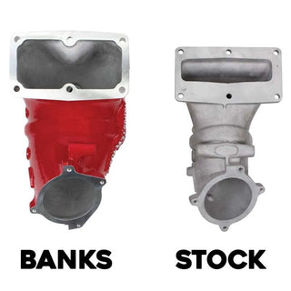 Banks Monster-Ram Intake System Raw (FRONT): RAM 3500/4500/5500 2013-2018 6.7L Cummins