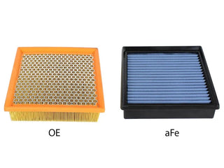 aFe Magnum FLOW Pro 5R Air Filter Front: Jeep Grand Cherokee 3.0L EcoDiesel 2014-2018