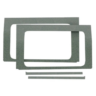 DEI Boom Mat Side Window Trim Grey (INTERIOR): Jeep Wrangler Unlimited JL 2018-2026
