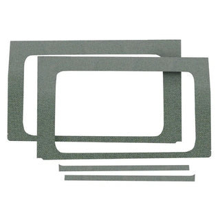 DEI Boom Mat Side Window Trim Grey (INTERIOR): Jeep Wrangler Unlimited JL 2018-2026