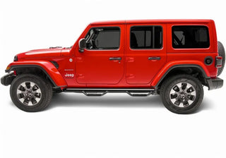 N-Fab Wheel To Wheel Nerf Steps Gloss Black (F&R): Jeep Wrangler Unlimited JL 2018-2026