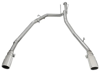 aFe MACHForce XP SS DPF-Back Exhaust (REAR): Ram 1500 3.0L EcoDiesel (11-24) w/ Polished Tips