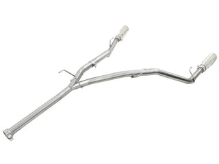 aFe MACHForce XP SS DPF-Back Exhaust (REAR): Ram 1500 3.0L EcoDiesel (11-24) w/ Polished Tips