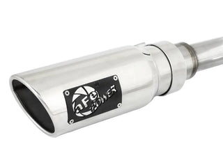 aFe MACHForce XP SS DPF-Back Exhaust (REAR): Ram 1500 3.0L EcoDiesel (11-24) w/ Polished Tips