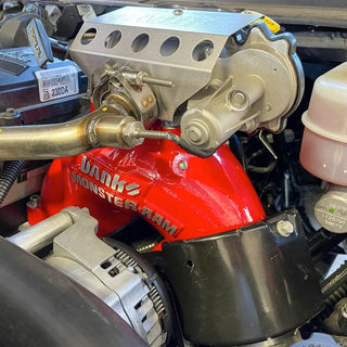 Banks Monster-Ram Intake System Red (F&R): RAM 2500/3500 2013-2018 6.7L Cummins
