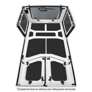 DEI Boom Mat Side Window Trim Black (INTERIOR): Jeep Wrangler Unlimited JL 2018-2026
