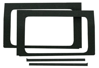 DEI Boom Mat Side Window Trim Black (INTERIOR): Jeep Wrangler Unlimited JL 2018-2026