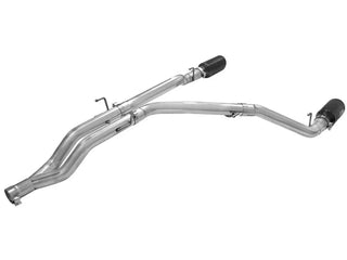 aFe MACHForce XP 3in SS DPF-Back Exhaust w/ 6in Black Tips: Ram 1500 3.0L EcoDiesel (11-24)