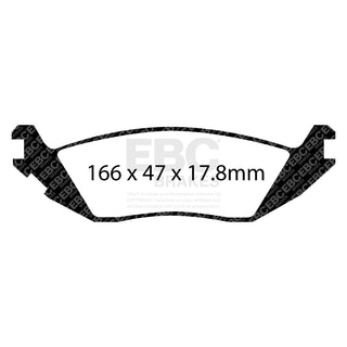 EBC S14 Brake Pads & Rotors Kit (REAR): Durango / Ram 1500 / 1500 Classic 3.6L/3.7L/3.9L/4.7L/5.2L/5.7L 2002-2024