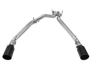 aFe MACHForce XP SS DPF-Back Exhaust w/ Black Tips: Ram 1500 / Classic 3.0L EcoDiesel (11-24)