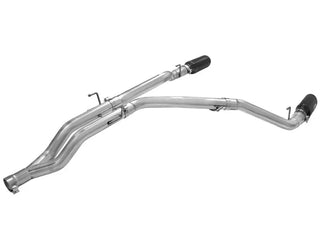 aFe MACHForce XP SS DPF-Back Exhaust w/ Black Tips: Ram 1500 / Classic 3.0L EcoDiesel (11-24)