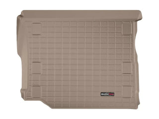 WeatherTech Cargo Liner Tan (REAR): Jeep Wrangler Unlimited JL 2018-2026 Flat Load Floor & Subwoofer
