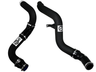 aFe BladeRunner 3in Black Aluminum Hot & Cold Intercooler Tubes: Ram 1500 3.0L EcoDiesel (11-18)
