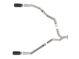 aFe Large Bore-HD 3" 409 SS DPF-Back Exhaust w/ Black Tip: Ram 1500 3.0L (19-24)