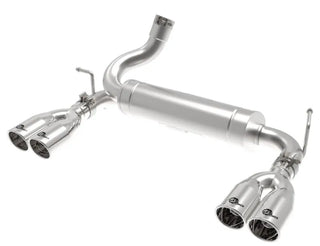 aFe Rebel Series 2.5" Axle-Back Exhaust Polished Tips (REAR): Jeep Wrangler JK 2007-2018 3.8/3.6L