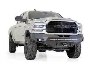Addictive Desert Designs Stealth Fighter Front Bumper: Fits RAM 2500/3500 2019-2026
