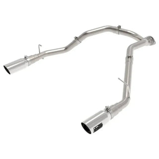 aFe Large Bore-HD 3in 409 SS DPF-Back Exhaust w/ Polished Tip: Ram 1500 3.0L (19-24)
