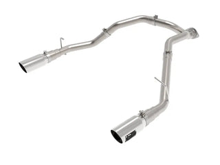 aFe Large Bore-HD 3in 409 SS DPF-Back Exhaust w/ Polished Tip: Ram 1500 3.0L (19-24)