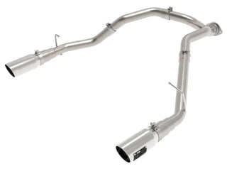 aFe Large Bore-HD 3in 409 SS DPF-Back Exhaust w/ Polished Tip: Ram 1500 3.0L (19-24)
