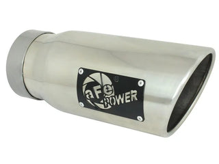 aFe Large Bore-HD 3in 409 SS DPF-Back Exhaust w/ Polished Tip: Ram 1500 3.0L (19-24)