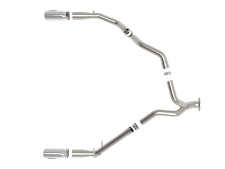 aFe Large Bore-HD 3in 409 SS DPF-Back Exhaust w/ Polished Tip: Ram 1500 3.0L (19-24)