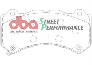 DBA Street Perf Front Brake Pads: Grand Cherokee 6.4L 2012-2021 / Durango 6.4L 2018-2026 / Challenger & Charger 6.2/6.4L 2015-2020