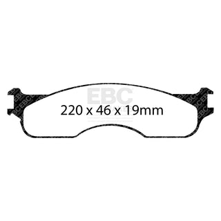 EBC Greenstuff Front Brake Pads: 2004 Ram 8.3L SRT10