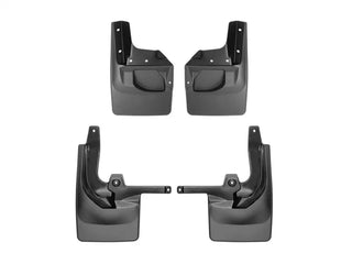WeatherTech Front & Rear Mud Flaps (F&R): Jeep Wrangler JL 2018-2026 without Safety Group