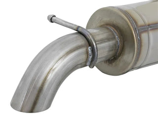 aFe ROCK BASHER Cat-Back Exhaust 2.5" to 3" Tip (REAR): Jeep Wrangler JK 2007-2018 3.8/3.6L
