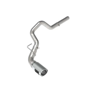 aFe Large Bore-HD 3in 409 SS DPF-Back Exhaust w/ Polished Tip: Ram 1500 / 1500 Classic 3.0L (11-24)
