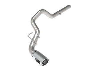 aFe Large Bore-HD 3in 409 SS DPF-Back Exhaust w/ Polished Tip: Ram 1500 / 1500 Classic 3.0L (11-24)