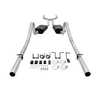 Flowmaster American Thunder Crossmember-Back Exhaust System: Dodge Charger 1968-1970 (817390)