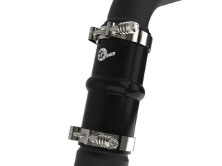 aFe BladeRunner Aluminum Hot & Cold Charge Pipe Kit (Wrinkle Black): Ram 1500 3.0L (19-24)