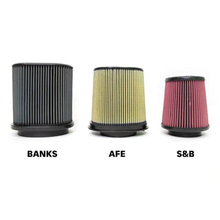 Banks Ram-Air Cold Air Intake Dry Filter (F&R): Jeep Wrangler JL / Gladiator JT 2018-26 3.6L