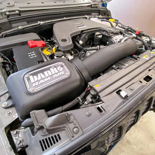 Banks Ram-Air Cold Air Intake Dry Filter (F&R): Jeep Wrangler JL / Gladiator JT 2018-26 3.6L
