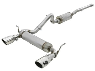 aFe Rebel Series 2.5" Cat-Back Exhaust Polished Tips (REAR): Jeep Wrangler JK 2007-2018 3.8/3.6L