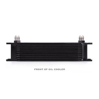 Mishimoto 10 Row Oil Cooler Non-Thermostatic: UNIVERSAL Black