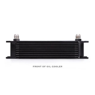 Mishimoto 10 Row Oil Cooler Non-Thermostatic: UNIVERSAL Black